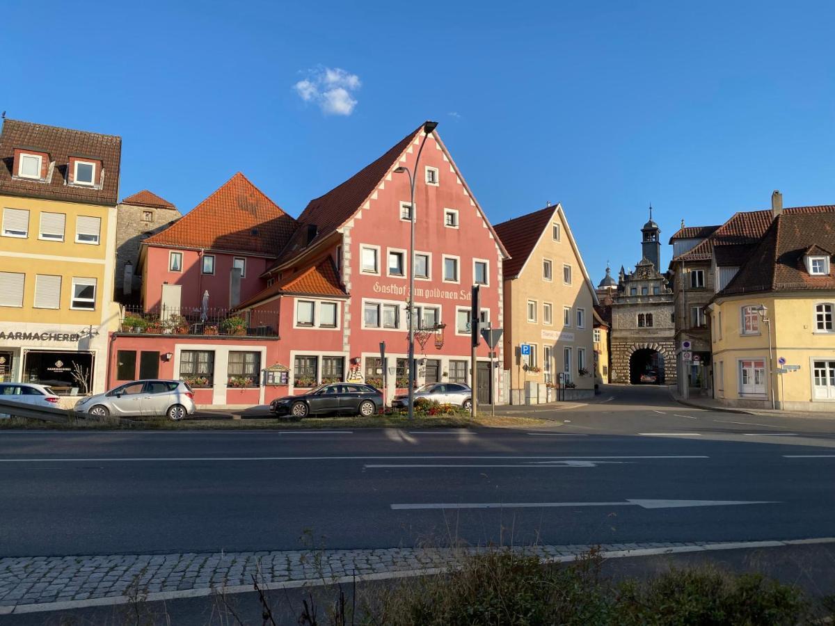 Gasthof Zum Goldenen Schiff - Lehm, Stil & Altstadtflair Marktbreit Εξωτερικό φωτογραφία