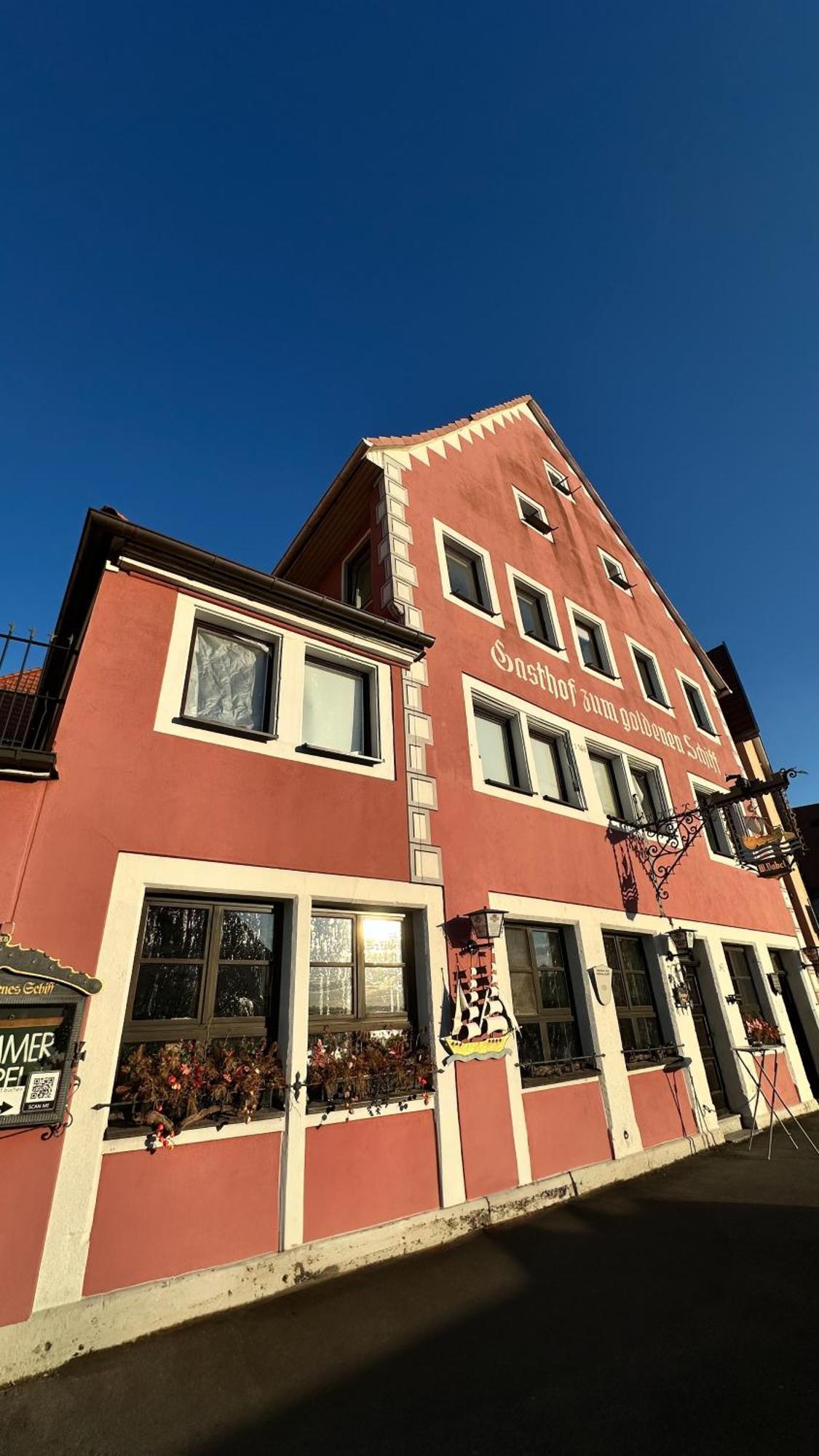 Gasthof Zum Goldenen Schiff - Lehm, Stil & Altstadtflair Marktbreit Εξωτερικό φωτογραφία